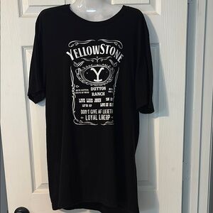 Bella Canvas Black Short Sleeve Tee with Vintage Graphic